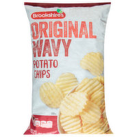 Brookshire's Potato Chips, Original, Wavy - 10.5 Ounce 