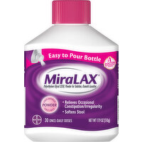 MiraLAX Laxative, Osmotic, Unflavored, Powder - 17.9 Ounce 