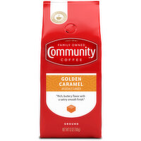 Community Coffee Coffee, Ground, Medium Roast, Golden Caramel - 12 Ounce 