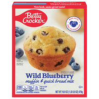Betty Crocker Muffin & Quick Bread Mix, Wild Blueberry - 16.9 Ounce