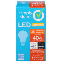 Simply Done Light Bulb, LED, Soft White, 5.5 Watts - 1 Each 