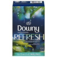 Downy Dryer Sheets, Birch Water & Botanicals, Refresh