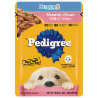 Pedigree Dog Food, Morsels in Sauce with Chicken, Puppy