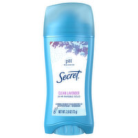 Secret Antiperspirant/Deodorant, Clean Lavender, 24 Hr Invisible Solid