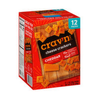 Crav'n Flavor Cheddar Cheese Crackers - 12 Ounce 