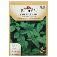 Burpee Seeds, Sweet Basil - 600 Milligram 