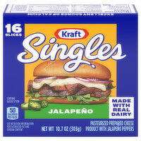 Kraft Cheese Product, Jalapeno, Pasteurized Prepared - 16 Each 