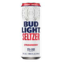 Bud Light Seltzer, Strawberry - 25 Ounce 