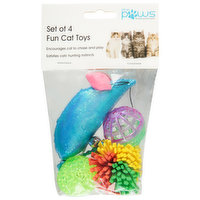 Blue Paws Fun Cat Toys, Set of 4, BLU-0148 - 1 Each 