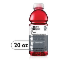 Vitaminwater Nutrient Enhanced Water Beverage, Zero Sugar, Acai-Blueberry-Pomegranate - 20 Ounce 