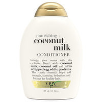 OGX Conditioner, Nourishing, Coconut Milk - 385 Millilitre 