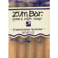 Zum Bar Goat's Milk Soap, Frankincense-Lavender - 3 Ounce 