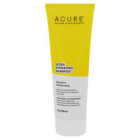 Acure Shampoo, Ultra Hydrating, Argan Oil & Pumpkin Seed Oil - 8 Fluid ounce 