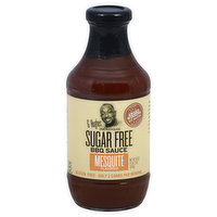 G Hughes Smokehouse BBQ Sauce, Sugar Free, Mesquite Flavored - 18 Ounce