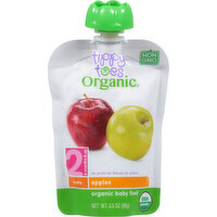 Tippy Toes Baby Food, Apples, 2 (6 Months & Up) - 3.5 Ounce 