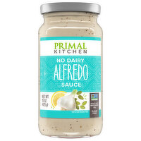 Primal Kitchen Sauce, Alfredo, No Dairy - 15 Ounce 