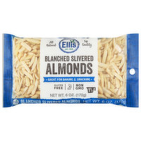 Ellis Almonds, Blanched Slivered - 6 Ounce 