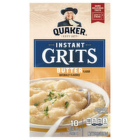 Quaker Instant Grits, Butter Flavor - 10 Each 