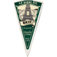 La Bonne Vie Cheese, Brie with Herb, Double Creme, Soft Ripened