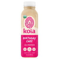 Koia Shake, Plant-Based, Birthday Cake - 12 Fluid ounce 