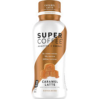 Super Coffee Enhanced Coffee, Enhanced, Caramel Latte, Positive Energy - 12 Fluid ounce 