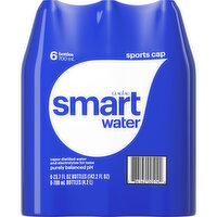 smartwater Vapor Distilled Premium Water Bottles - 6 Each 