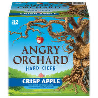 Angry Orchard Hard Cider, Crisp Apple - 12 Each
