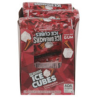 Ice Breakers Gum, Cinnamon, Sugar Free, Ice Cubes - 40 Each 