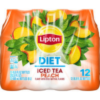 Lipton Iced Tea, Peach - 12 Each 