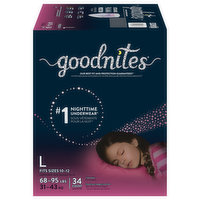 GoodNites Underwear, Nighttime, Disney Princess, S/M (43-68 lbs), Girls -  Super 1 Foods