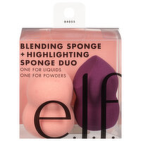 e.l.f. Sponge Duo, Blending Sponge + Highlighting