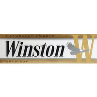 Winston Cigarettes, Gold, Box