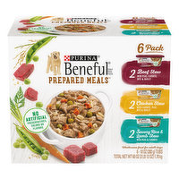 Beneful High Protein, Gravy Wet Dog Food Variety Pack, Prepared Meals Stew - 60 Ounce