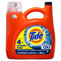 Tide Ultra Oxi Liquid Laundry Detergent, 94 loads, HE Compatible