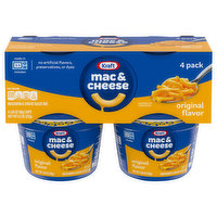 Kraft Mac & Cheese, Original Flavor, 4 Pack - 4 Each 