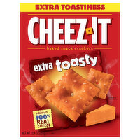 Cheez-It Baked Snack Crackers, Extra Toasty