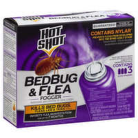 Hot Shot Bedbug & Flea Fogger - 3 Each 