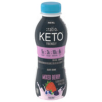 Ratio Dairy Drink, Keto Friendly, Mixed Berry - 7 Fluid ounce 