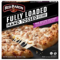 Red Baron Pizza, Hand Tossed Style Crust, BBQ Chicken Recipe - 26.6 Ounce 