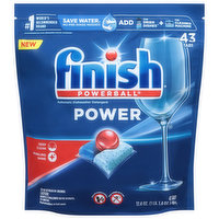 Finish Dishwasher Detergent, Automatic, Power, Tabs - 43 Each 