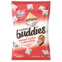 Chex Mix Chex Snack, Coated, Peanut Butter & Chocolate - 10.5 Ounce