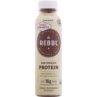 Rebbl Plant- Powered Elixir, Organic, Dark Chocolate, Protein - 12 Fluid ounce 