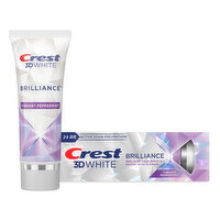 Crest 3D White Brilliance Vibrant Peppermint Teeth Whitening Toothpaste - 4.6 Ounce 