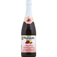 Martinelli's 100% Juice, Sparkling, Apple-Cranberry