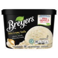 Breyers Frozen Dairy Dessert, Extra Creamy Vanilla - 1.5 Quart 