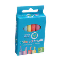 Simply Done Chalk, Colored - 12 Inch 