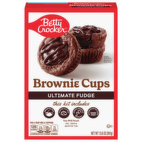 Betty Crocker Brownie Cups, Ultimate Fudge - 13.8 Ounce