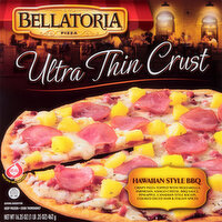 Bellatoria Pizza, Ultra Thin Crust, Hawaiian Style BBQ - 16.35 Ounce 