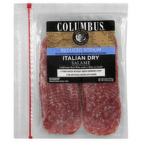 COLUMBUS Salame, Reduced Sodium, Italian Dry - 8 Ounce 