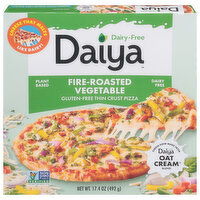 Daiya Pizza, Gluten-Free, Thin Crust, Fire-Roasted Vegetable - 17.4 Ounce 